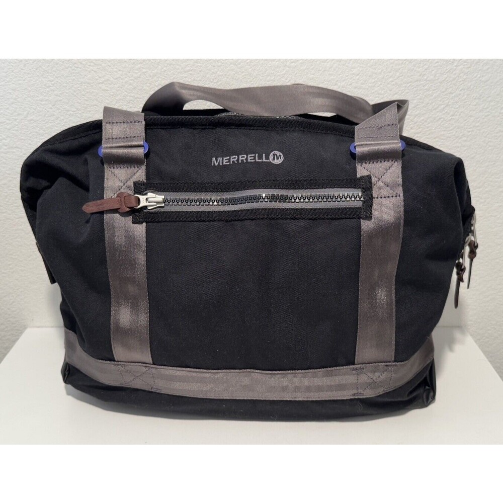 MERRELL Dayender 2 Duffel Tote Bag Black Water Resistant Laptop Pocket Zipper